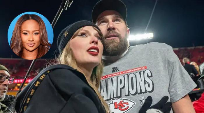 Travis Kelce's ex dodges questions on his engagement with Taylor Swift