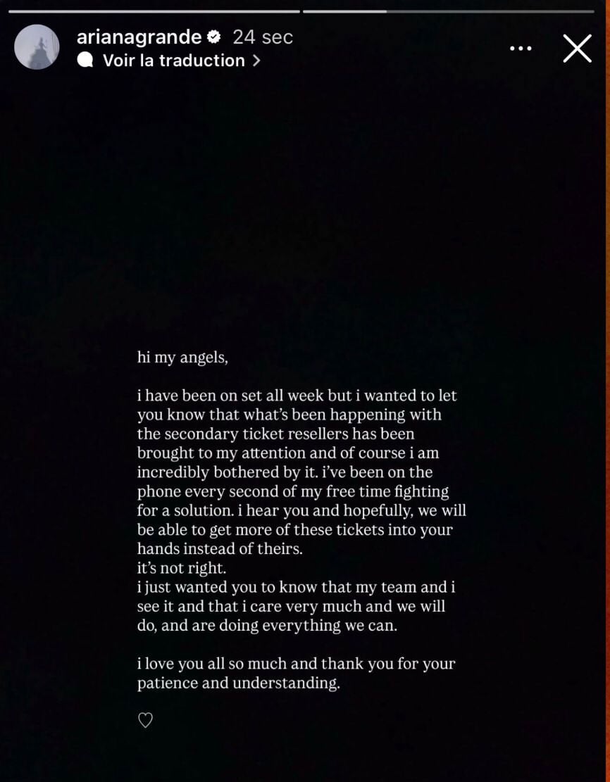 Ariana Grande on fans outcry: Im fighting, dont worry