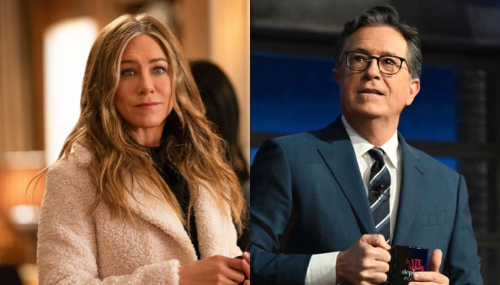 Jennifer Aniston offers Morning Show role to Stephen Colbert