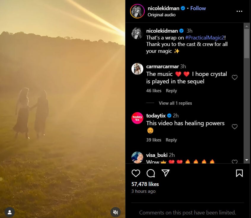 Nicole Kidman makes explosive update on social media