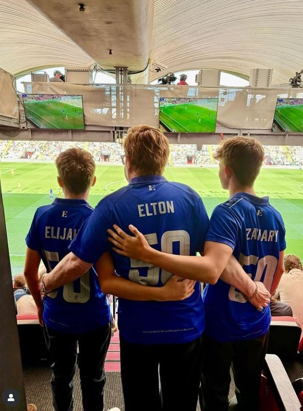 Elton John celebrates ‘special moment with sons Zachary, Elijah