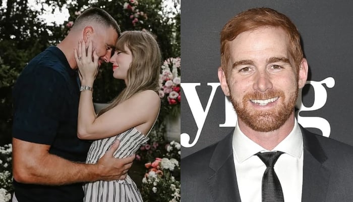 Comedian Andrew Santino says he wont be invited to wedding despite close friendship with Travis Kelce