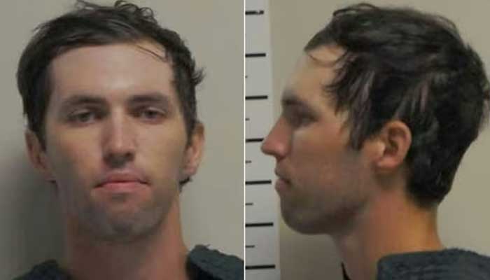 A collage showing a mugshot of Charlie Kirks alleged killer Tyler Robinson. — AFP/File