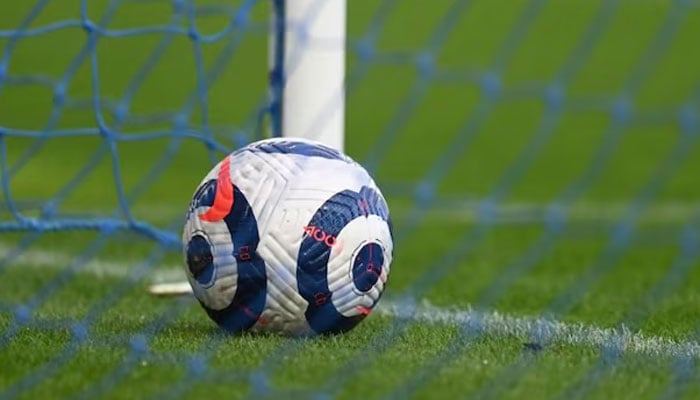 A match-ball is seen before the match pool. — Reuters