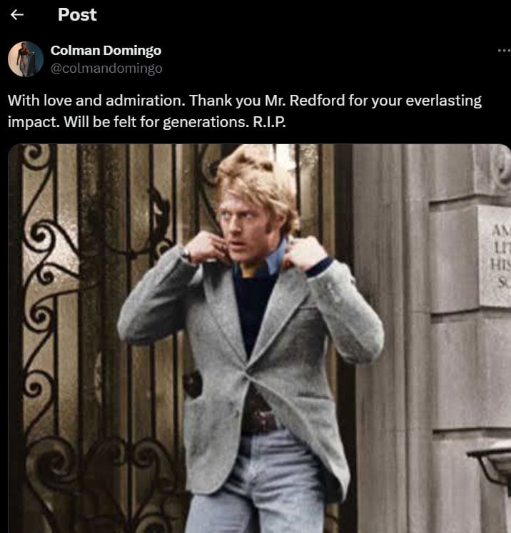 Hollywood remembers iconic star Robert Redford