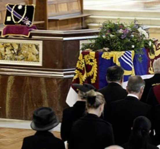In pictures: King Charles joins royals at Duchess of Kents funeral