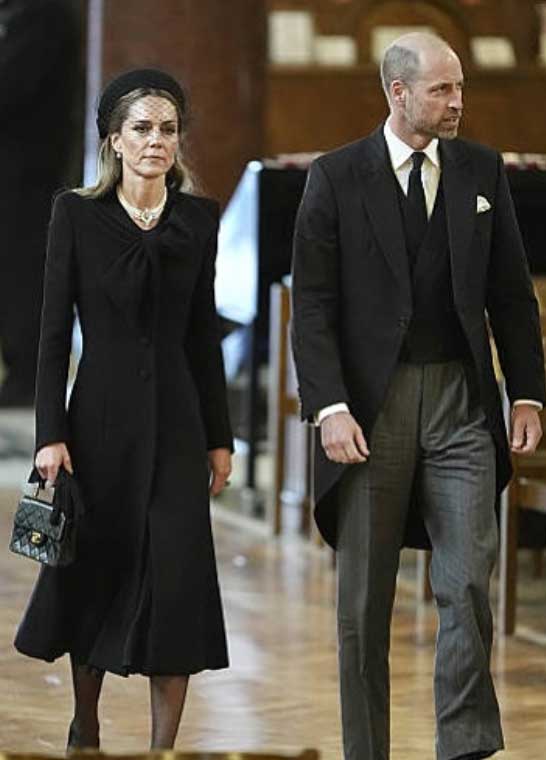 In pictures: King Charles joins royals at Duchess of Kents funeral