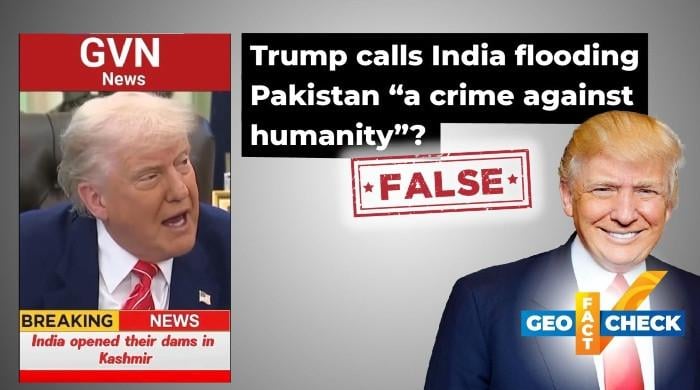 Fact-check: Video of Trump blaming India for floods in Pakistan is AI-generated