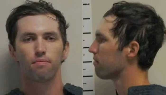 A collage showing a mugshot of Charlie Kirks alleged killer Tyler Robinson. — AFP/File