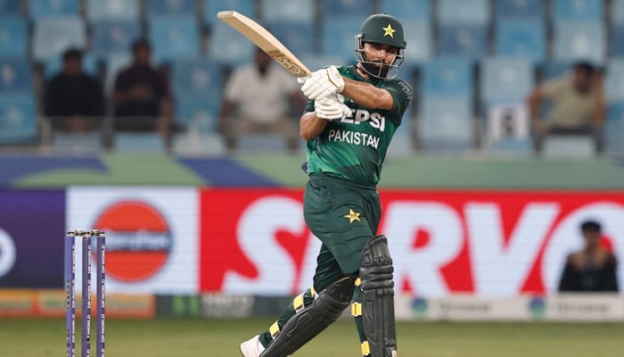 Pakistans Fakhar Zaman plays a shot during the ACC Mens T20 Asia Cup 2025 match against UAE at the Dubai International Cricket Stadium, Dubai, UAE, on September 17, 2025. — ACC