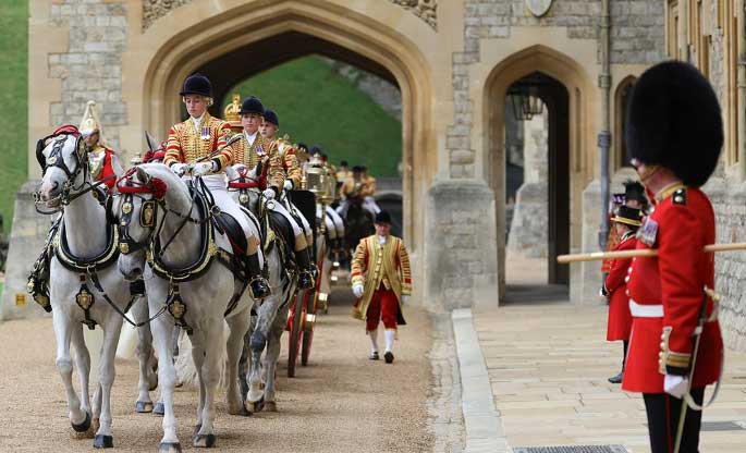 In pictures and videos: Trumps Windsor Castle welcome by King Charles, William and Kate