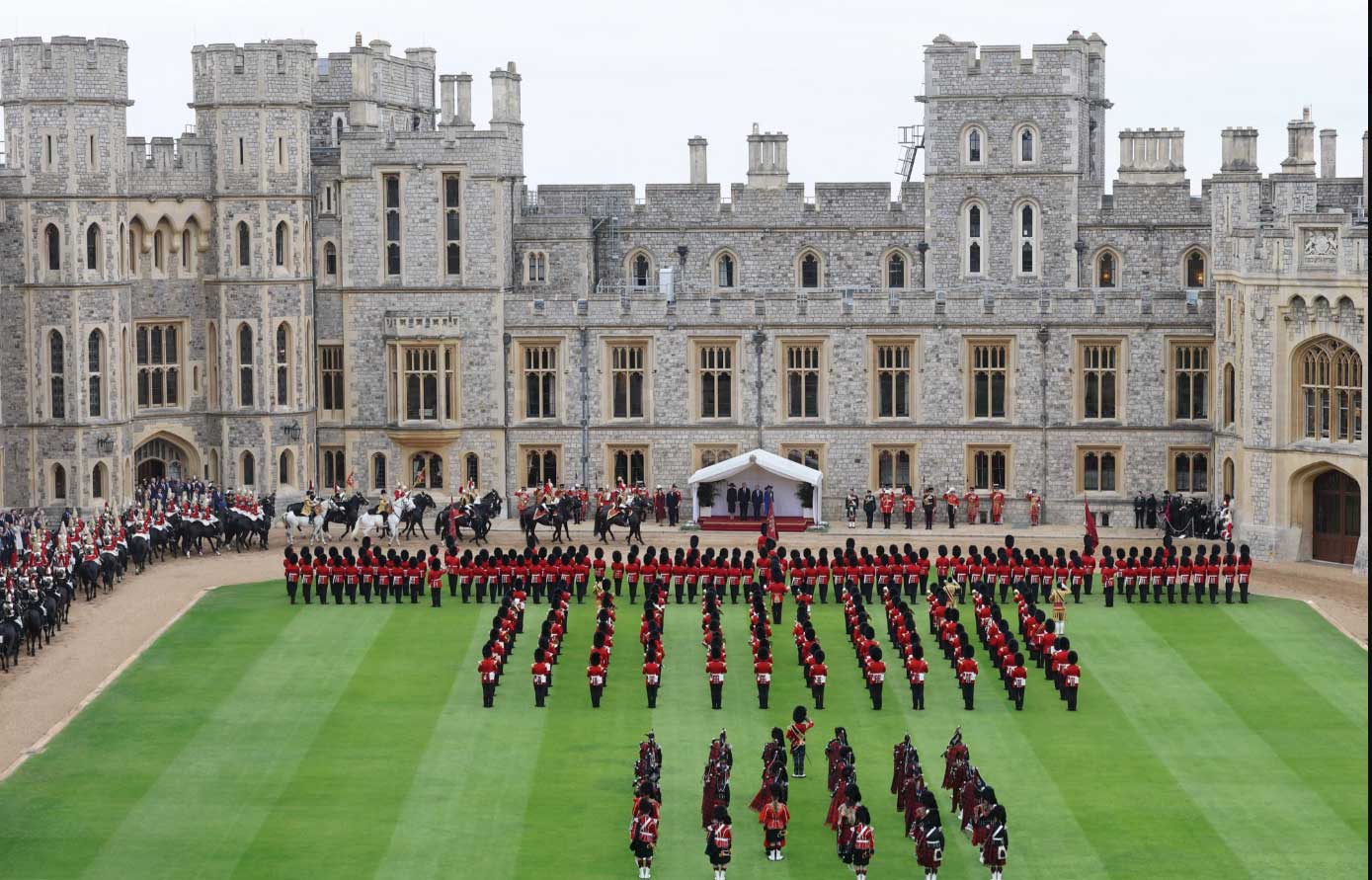 In pictures and videos: Trumps Windsor Castle welcome by King Charles, William and Kate