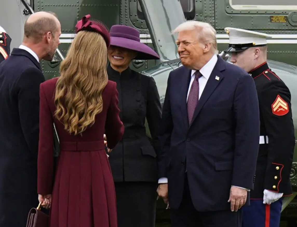 In pictures and videos: Trumps Windsor Castle welcome by King Charles, William and Kate