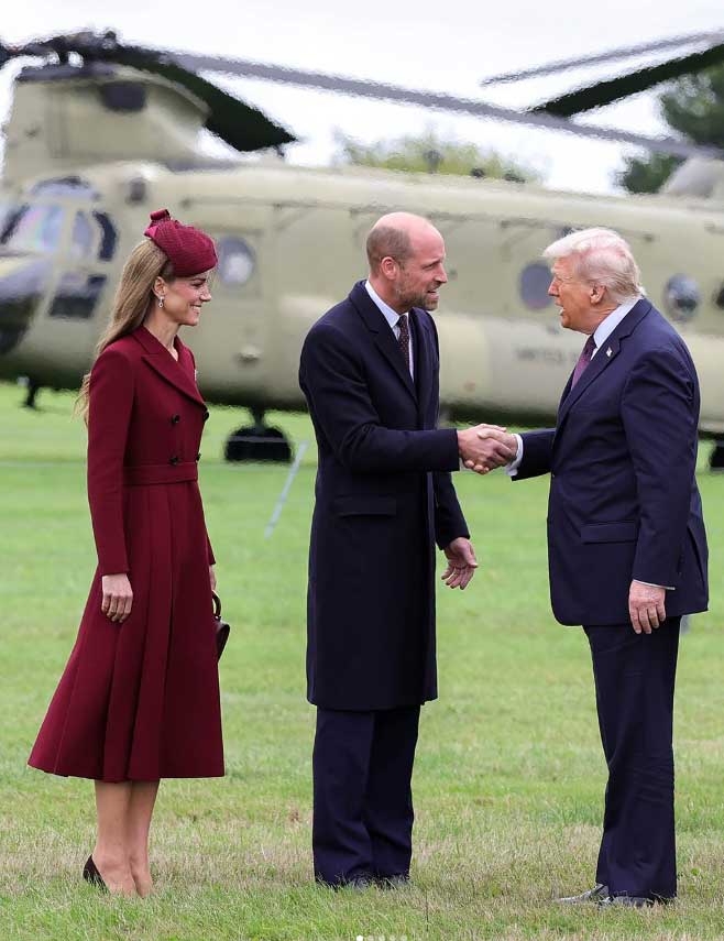 In pictures and videos: Trumps Windsor Castle welcome by King Charles, William and Kate
