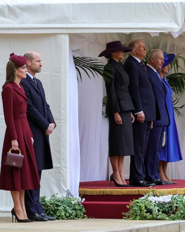 In pictures and videos: Trumps Windsor Castle welcome by King Charles, William and Kate