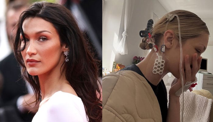 Bella Hadid posts from hospital bed amid ongoing health setback