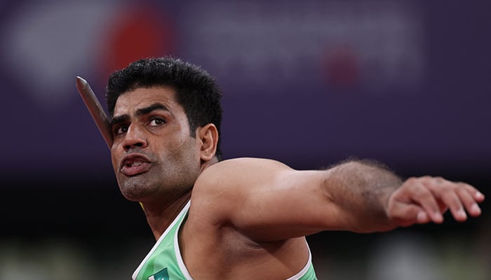 Pakistans Arshad Nadeem in action during the World Athletics Championships Tokyo 2025 at the Japan National Stadium, Tokyo, Japan, on September 18, 2025. — Reuters