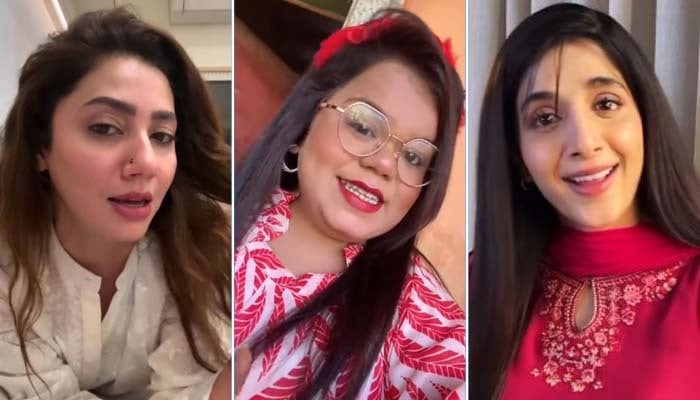 Renowned star Mahira Khan (left), Samra Shehzadi, and Mawra Hocane.— Instagram