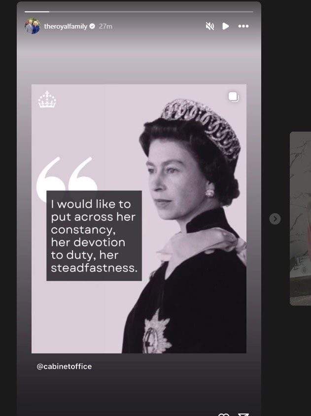 Royal family shares cabinet announcement regarding Queens sculpture