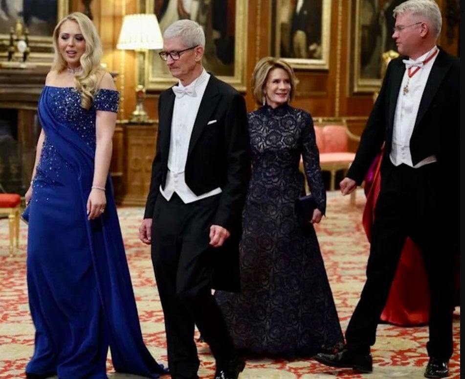 Trumps daughter shares photo with Prince William and Kate Middleton