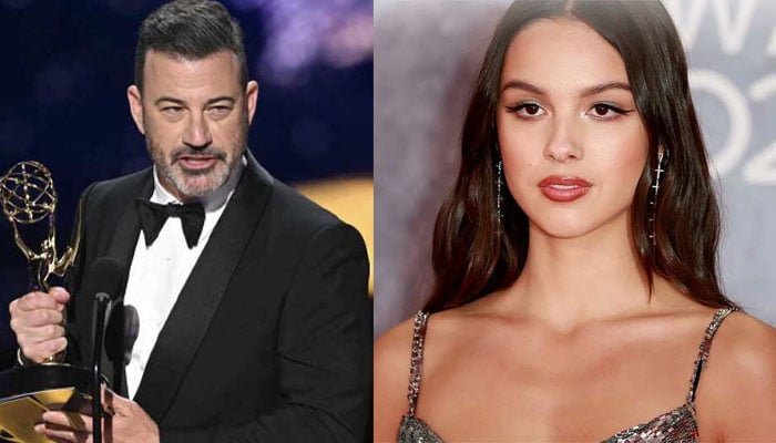 Olivia Rodrigo reacts to Jimmy Kimmel suspension