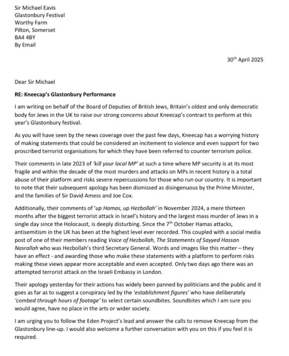 Full text of letter against Kneecap that led Dua Lipa to fire her agent