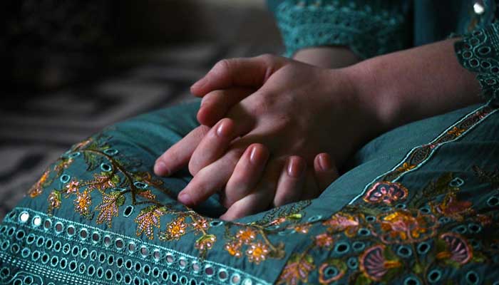 Afghan refugee girl Shayma is pictured during an interview with AFP at her residence in Islamabad on September 2, 2025. — AFP