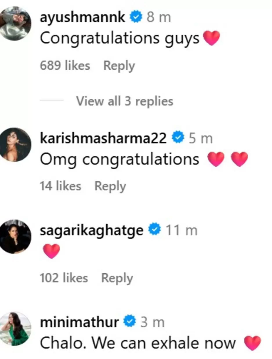 Bollywood stars rush to congratulate Katrina Kaif, Vicky Kaushal on baby announcement