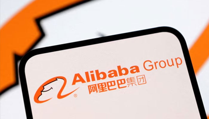 Alibaba group logo is seen in this illustration taken, February 11, 2025. — Reuters