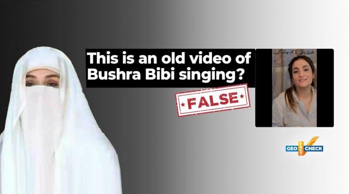 Fact-check: Viral clip falsely claims to show Bushra Bibi singing Fact-check: Viral clip falsely claims to show Bushra Bibi singing