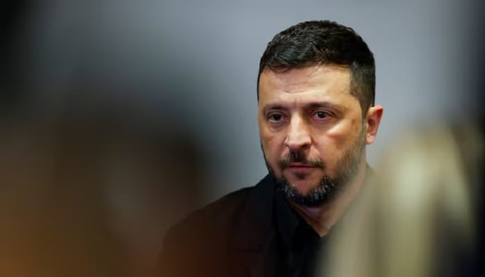 Ukraine’s President Volodymyr Zelensky looks on at a stakeout during the 80th United Nations General Assembly in New York City, US, September 23, 2025.—Reuters