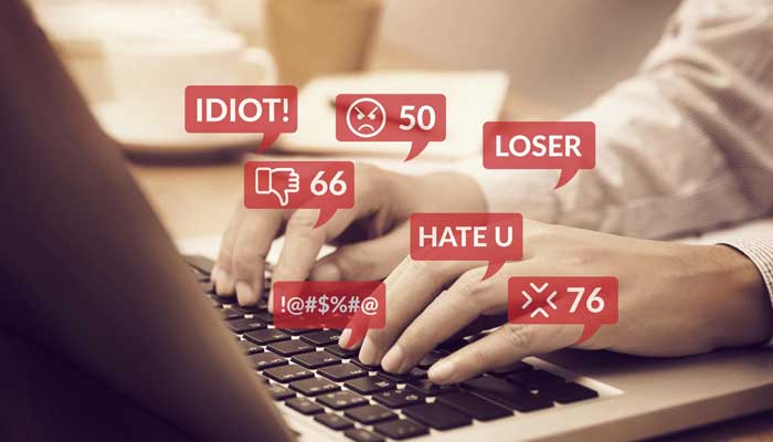 An illustrative image of online hate speech. — Reuters/File