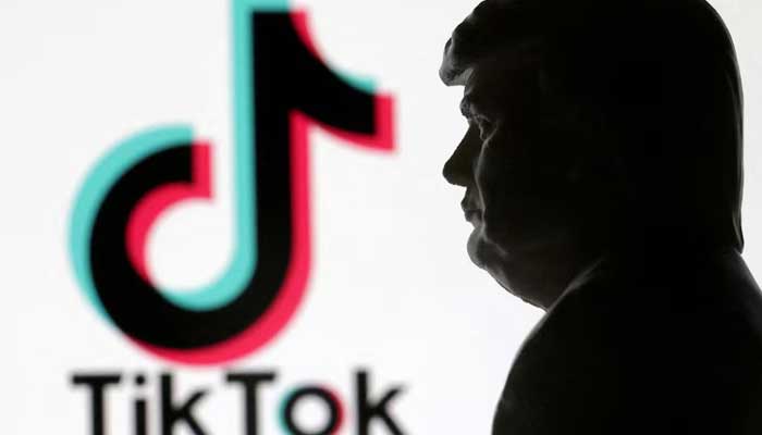 A 3D-printed miniature model of U.S. President Donald Trump and TikTok logo are seen in this illustration created on January 15, 2025. — Reuters