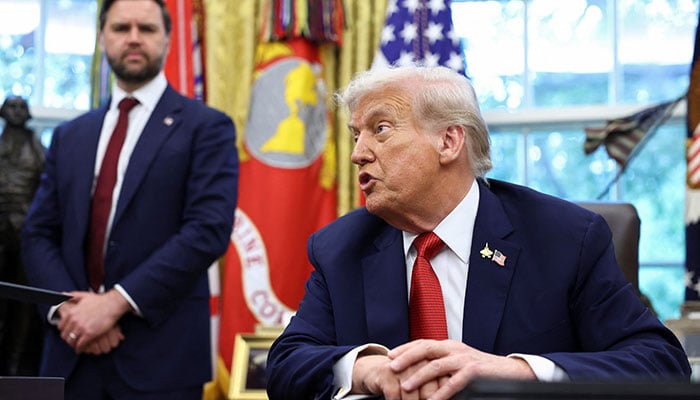 US President Donald Trump speaks after signing an executive order on a deal that would divest TikToks US operations from ByteDance from its Chinese owner ByteDance, at the White House in Washington, D.C., US, September 25, 2025. — Reuters