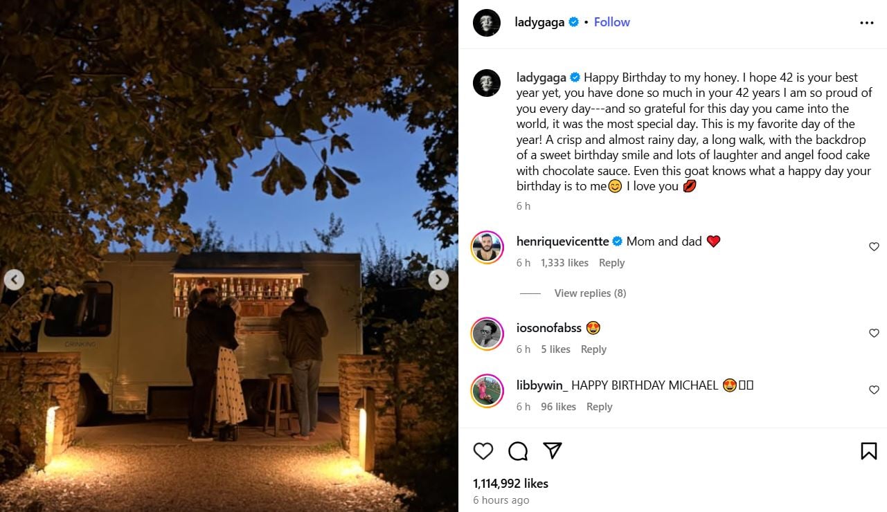 Lady Gaga celebrates ‘most special day with fiancé Michael Polansky