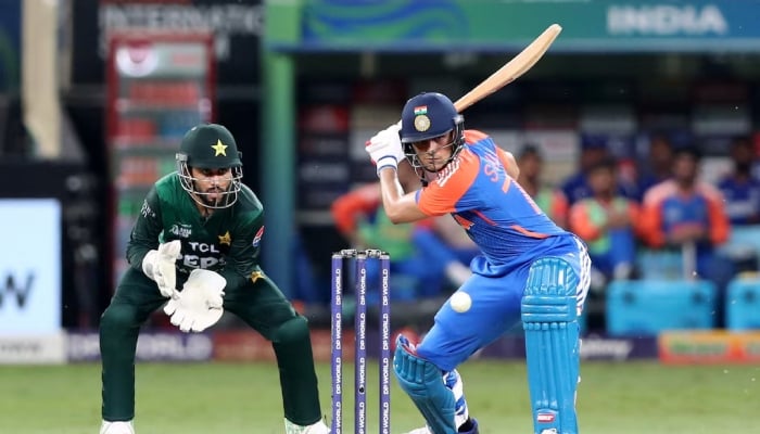 Indias Shubman Gill in action during their Super Fours clash of the Asia Cup 2025 against Pakistan at Dubai International Cricket Stadium on September 21, 2025. — Reuter