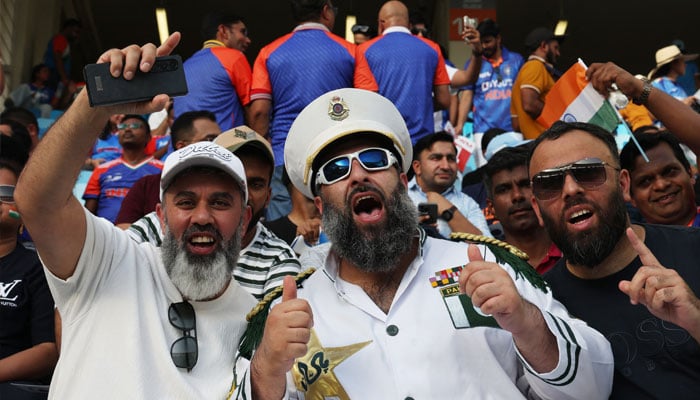 Fans inside the stadium before the match final match of Asia Cup 2025 between Pakistan and India Dubai International Cricket Stadium, Dubai, United Arab Emirates. — Reuters