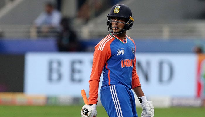Indias Abhishek Sharma walks after losing his wicket against Pakistan during their Asia Cup 2025 clash at Dubai International Cricket Stadium, Dubai, United Arab Emirates, September 28, 2025. — Reuters
