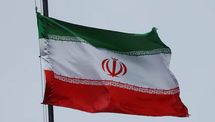 A national Iranian flag waves in the wind over a building of the Iranian embassy, amid Russias attack on Ukraine, in Kyiv, Ukraine September 24, 2022. — Reuters