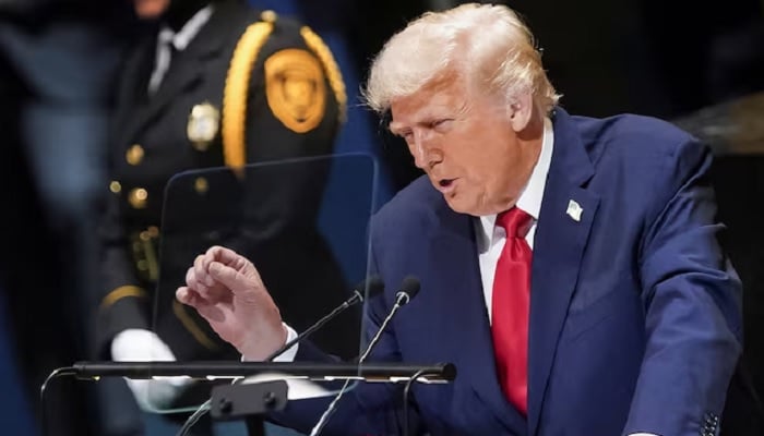 U.S. President Donald Trump addresses the 80th United Nations General Assembly, in New York City, New York, U.S., September 23, 2025. — Reuters