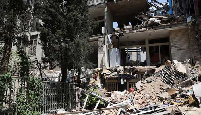 A view shows the damages of a residential building after the Israeli attacks on June, in Tehran, Iran, July 17, 2025.  — Reuters