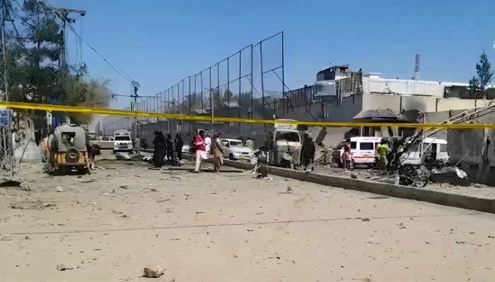 Image shows aftermath of a blast in Quetta on September 30, 2025. — Geo  News