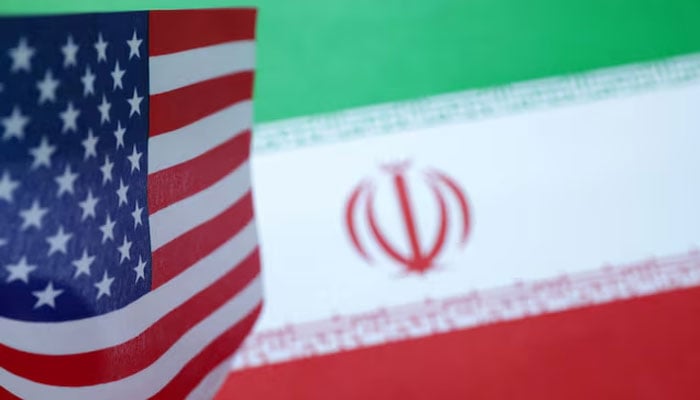 U.S. and Iran flags are seen in this illustration created on June 18, 2025.— Reuters