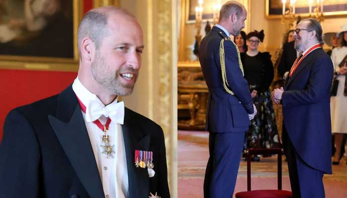 Prince William awards knighthood to Gary Oldman at Windsor Castle