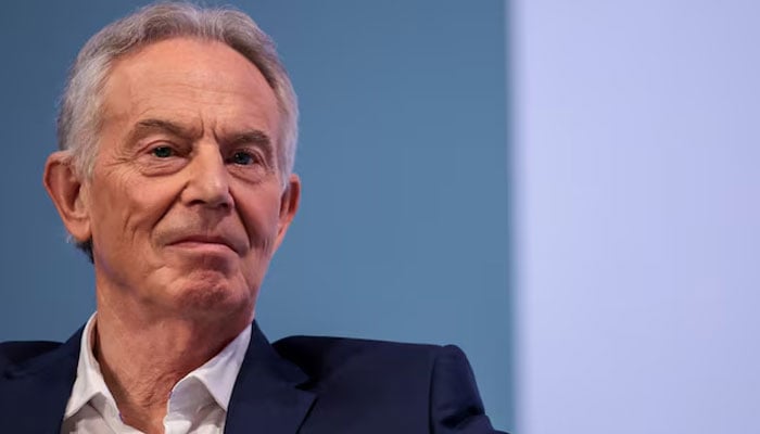 Former British Prime Minister Tony Blair attends the Tony Blair Institute for Global Changes annual Future of Britain Conference, in London, Britain, July 9, 2024. — Reuters