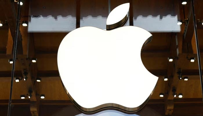 View of an Apple logo at an Apple store in Paris, France, April 23, 2025. — Reuters