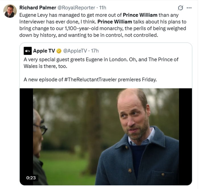 Prince William reveals manifesto for monarchy during his reign?