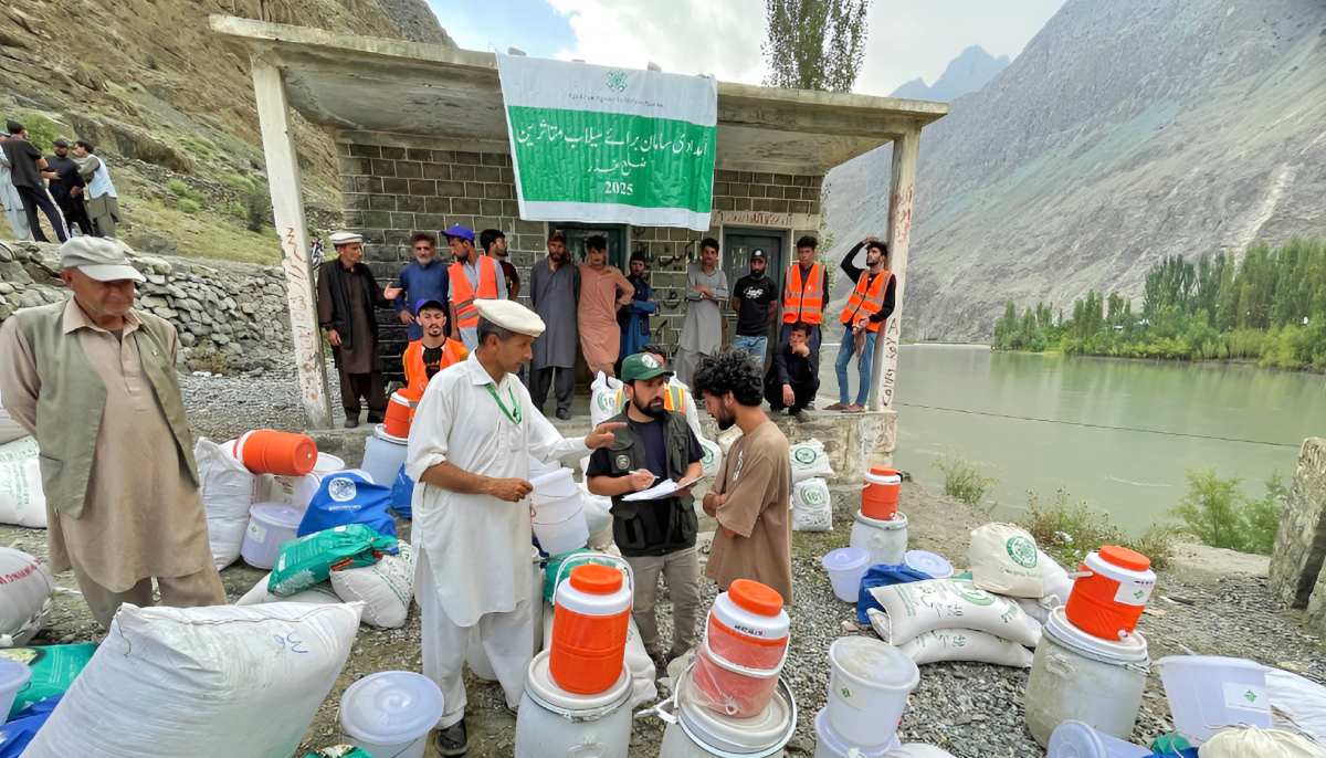 Relief work takes place in Gilgit Baltistans Ghizar valley. — Aga Khan Development Network