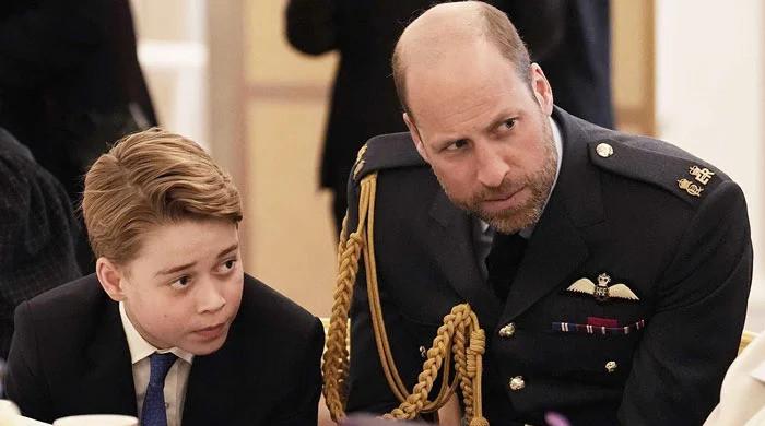 Prince William told it is not a good idea to hide Prince George Prince William told it is not a good idea to hide Prince George
