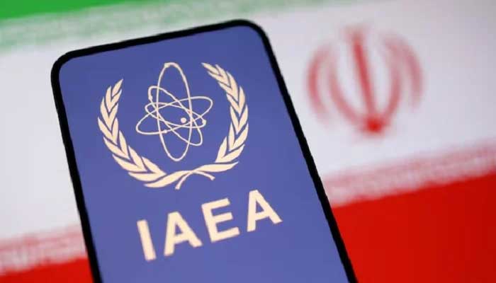 The International Atomic Energy Agency logo and the Iranian flag are seen in this illustration taken June 16, 2025.— Reuters